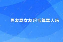 男友骂女友叼毛算骂人吗（男友用叼毛形容女友是一种不礼貌的行为）