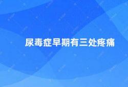 尿毒症早期有三处疼痛（尿毒症早期疼痛症状及预防措施）